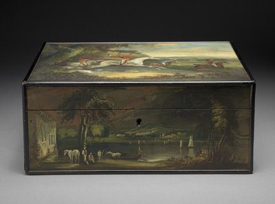Antik brevlåda omvandlad till en Humidor, ca 1840 av Philip Reinagle