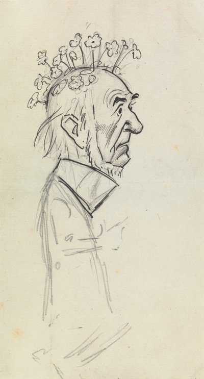 Karikatyrporträtt av Gladstone av Philip William May