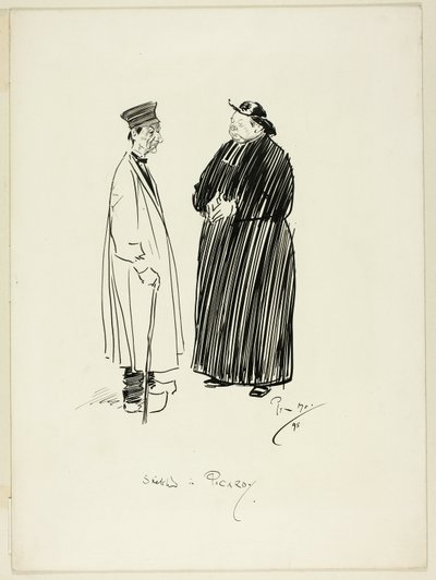 Skiss i Picardie av Philip William May