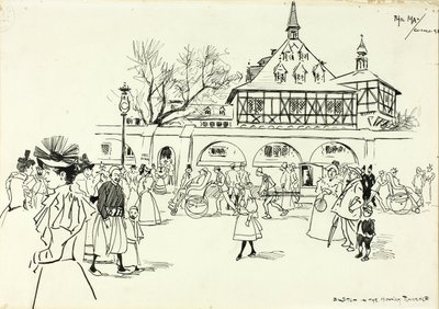 Skiss i Midway Plaisance av Philip William May