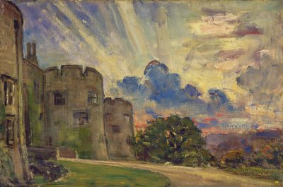 Chirk Castle (olja på duk) av Philip Wilson Steer