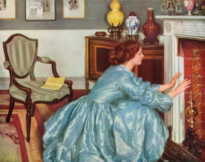 Slutet på kapitlet (färglitografi) av Philip Wilson Steer