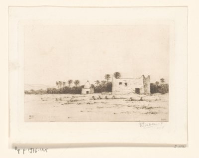 Kyrkogård i en oas Cimetière d