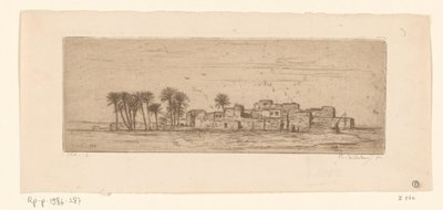 Utsikt över Com Al-Akhdar Vue de Côm Al-Akhdar (originaltitel) av Philip Zilcken (signed by artist)