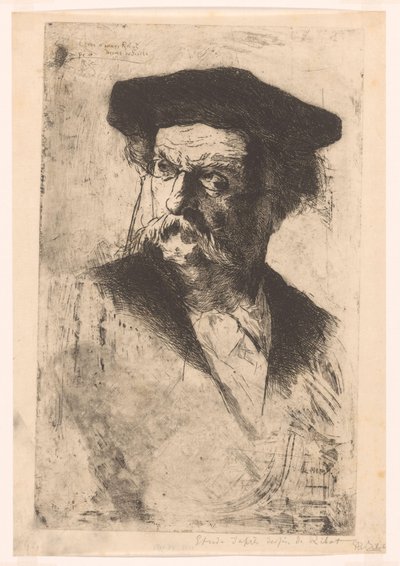 Porträtt av en man av Philip Zilcken (signed by artist)