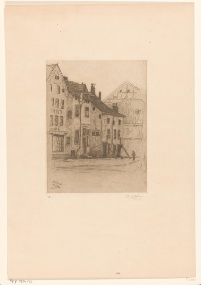 Gamla hus på Place Verte, i Verviers Vieilles maisons, Place Verte (Verviers) (originaltitel) av Philip Zilcken