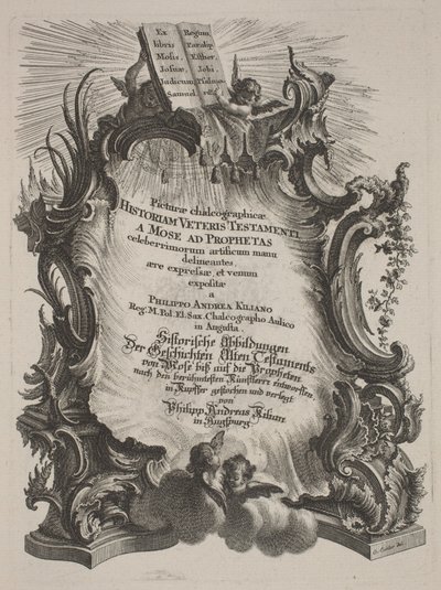 Kalkografiska bilder av Gamla och Nya Testamentets historia av Philipp Andreas Kilian after Various Artists, Johann Michael Wagner