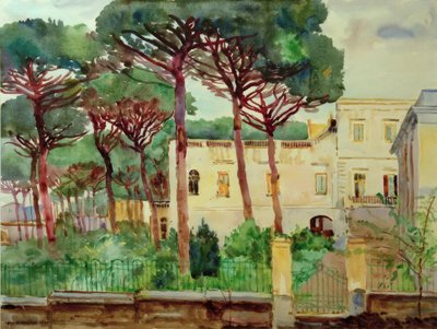 Hus under tallar av Philipp Franck