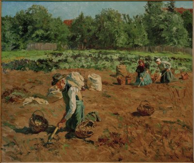 Potatisskörd av Philipp Franck