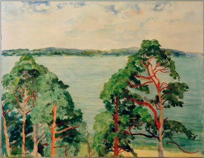 Badkar landskap av Philipp Franck