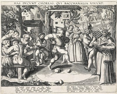 Äggdans, ca. 1580. av Philipp Galle