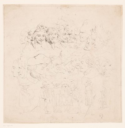 tecknade serier av Philipp Jacques Loutherbourg (I) (attributed to)