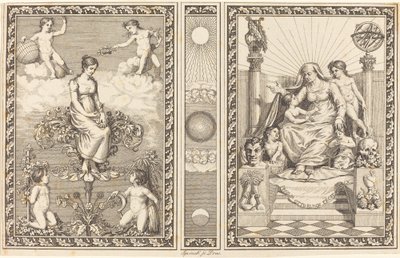 Design för kalender av Philipp Otto Runge