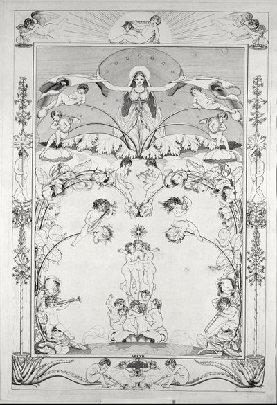 Kväll ... (gravyr) av Philipp Otto Runge