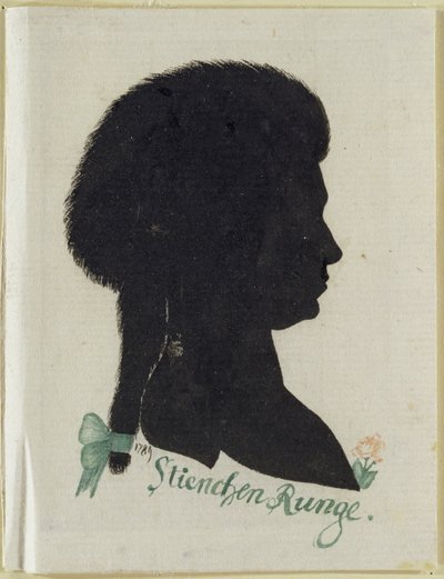 Stienchen Runge, 789 (indisk bläck och wc på papper) av Philipp Otto Runge