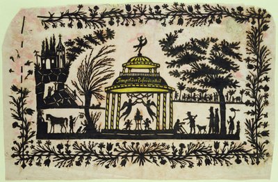 The Temple of Happiness (collage på papper) av Philipp Otto Runge