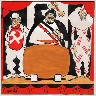 Leon Blum. 1930-1936 (gravyr) av Philippe (1905 1940) Larquier