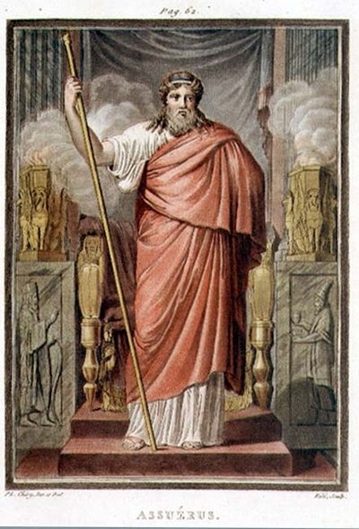 Ahasuerus, kostym för 