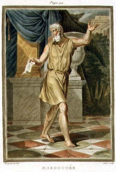 Mordecai, kostym för 