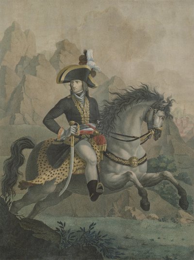 Bonaparte (1769-1821) 1er Consul, från en målning av Andrea Appiani (1754-1817) graverad av J.J.F. Tafsaert av Philippe Auguste Hennequin