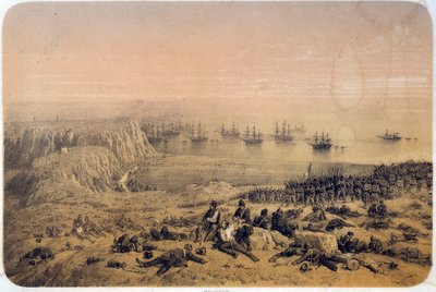 Krimkriget (1853-1856): slaget vid Alma 1854-09-20. Illustration av Philippe Benoist