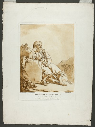 Inhemsk maronit av Philippe Jacques de Loutherbourg II