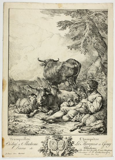 Lugn och stillsam bonde av Philippe Jacques de Loutherbourg II