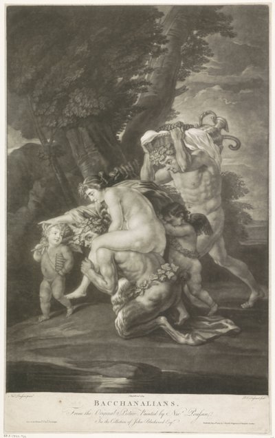 Bacchanten av Philippe Joseph Tassaert