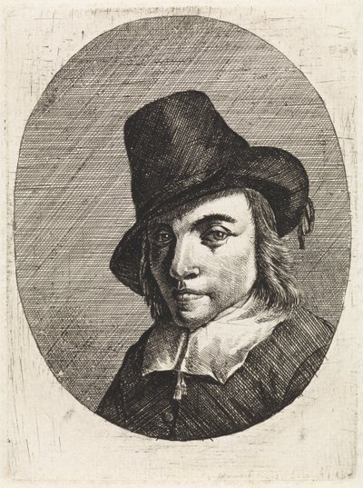 Porträtt av en okänd man av Philippe Lambert Joseph Spruyt