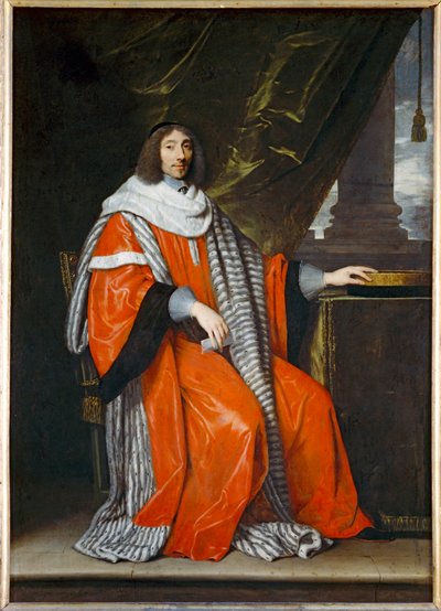 Jean-Antoine de Mesme, ordförande i Parisparlamentet - Jean-Antoine de Mesmes, ordförande i Parisparlamentet ... av Philippe de Champaigne