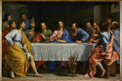 La cene - den sista måltiden ... av Philippe de Champaigne