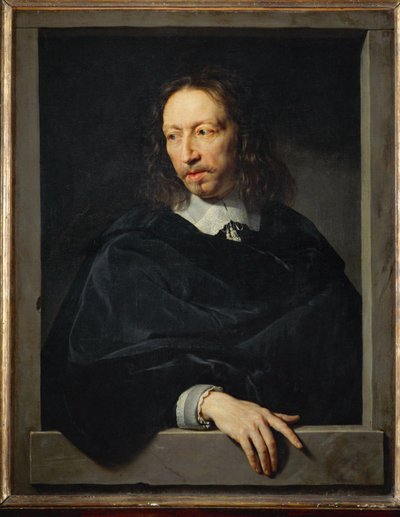 Manligt porträtt... av Philippe de Champaigne