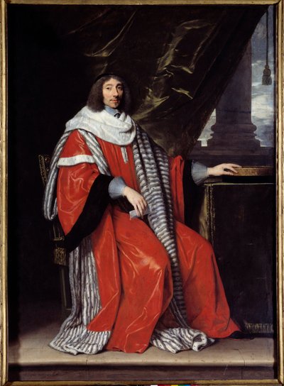 Hellängdsporträtt av Jean Antoine de Mesme av Philippe de Champaigne