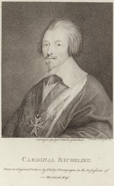 Porträtt av kardinal Richelieu av Philippe de Champaigne
