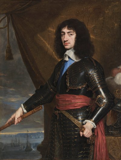 Porträtt av kung Charles II av England av Philippe de Champaigne