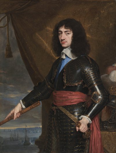 Porträtt av kung Charles II av England, 1653 av Philippe de Champaigne