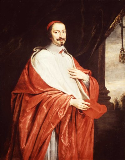 Porträtt av Mazarin - av Champaigne, Versailles av Philippe de Champaigne