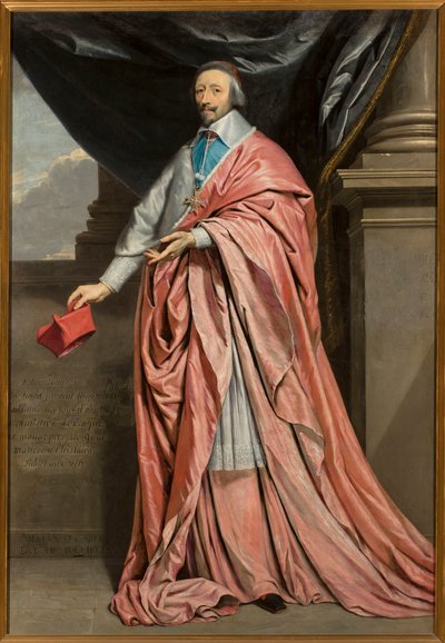 Porträtt av kardinal Richelieu av Philippe de Champaigne