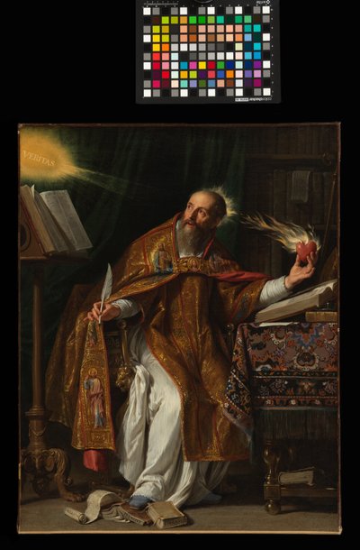 Saint Augustine, ca 1645 (olja på duk) av Philippe de Champaigne