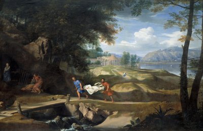 Mirakel av Saint Mary penitente. Målning av Philippe De Champaigne (1602-1674) av Philippe de Champaigne