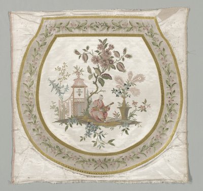 Klädsel för en stolsits, ca. 1743-1774. av Philippe de Lasalle