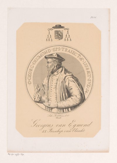 Porträtt av George van Egmont av Philippus Anthonius Alexander Kanne (attributed to)