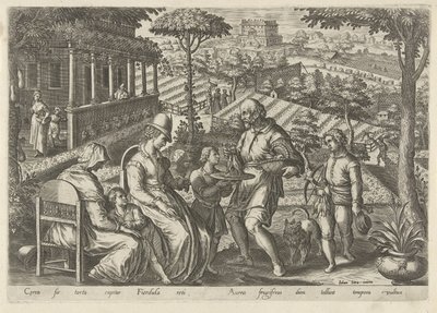 Jacht op de grasmus Jachttaferelen (serietitel) Där alla typer av jakt, fågelfågel och fiske (serietitel) av Philips Galle