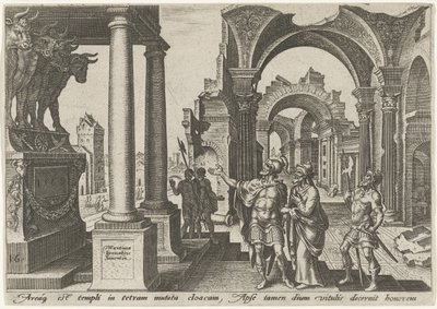 Jehu dyrkar guldkalvarnas avgud The Days of Doom of the Jewish People (serietitel) av Philips Galle