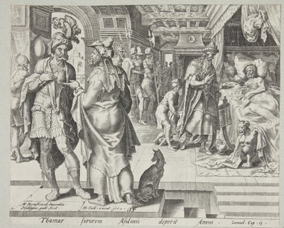 Jonadab ger Amnon rådgivning av Philips Galle