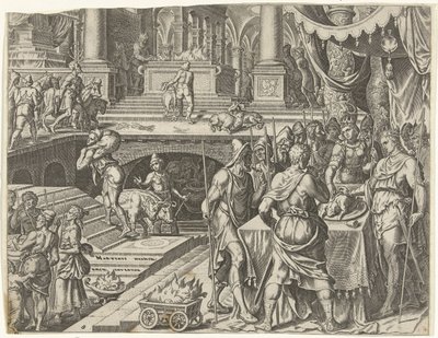 Kung Josia firar påsk Kung Josias historia (serietitel) av Philips Galle