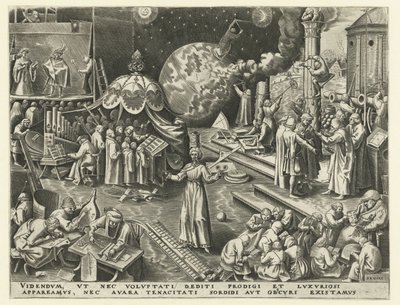 nykterhet Temperance (titel på objekt) De sju dygderna (serietitel) av Philips Galle