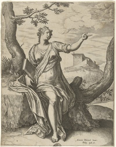 Sibille van Cumae The Sibyl (serietitel) av Philips Galle
