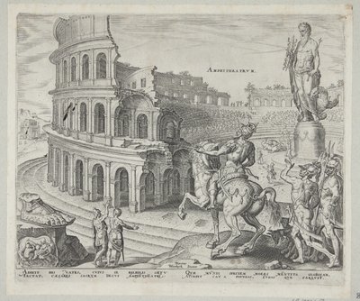 Colosseum i Rom av Philips Galle