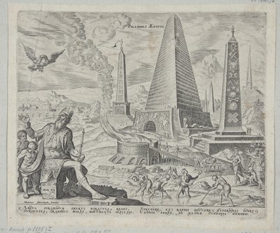 Egyptens pyramid av Philips Galle